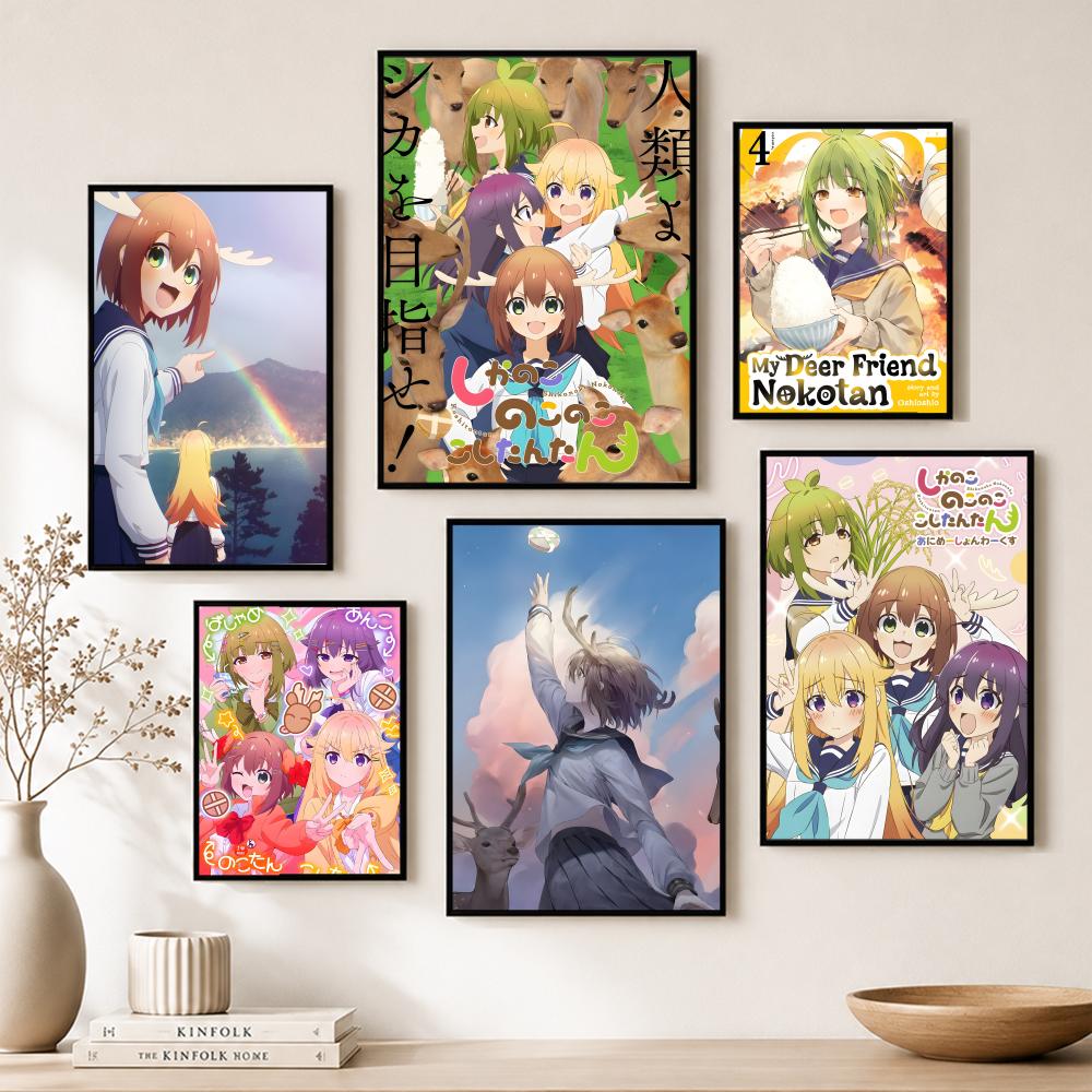 Home Bar And Theater - Shikanoko Nokonoko Koshitantan Poster Paper Wall