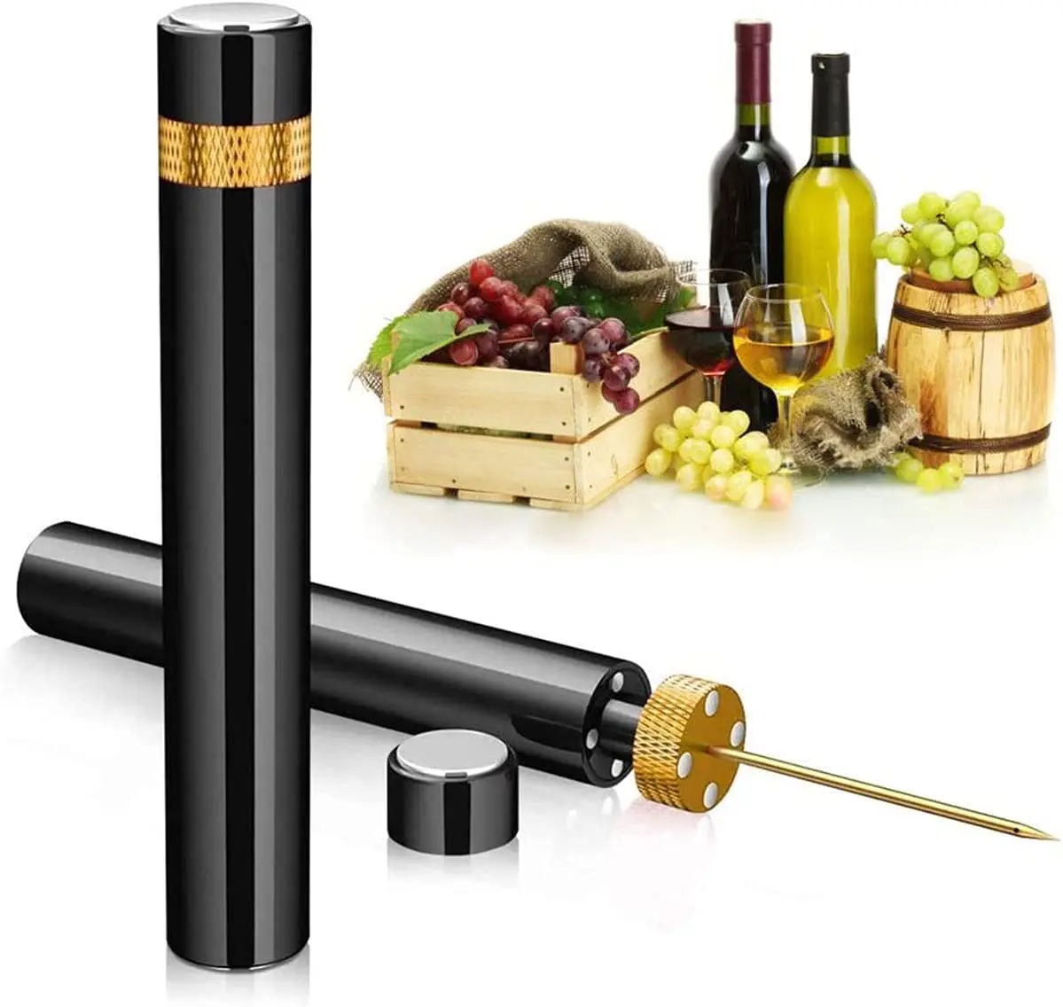 Wine Preservation Pump - Red Wine Bottle Opener Air Pressure