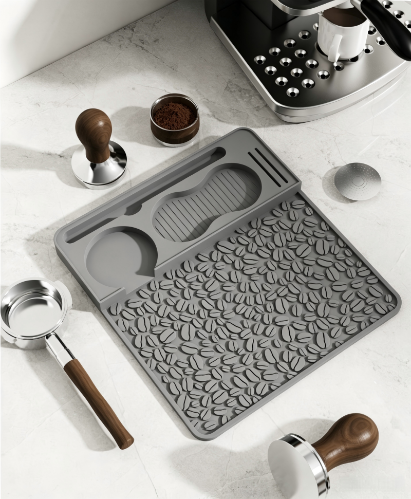Home Bar Supplies - Espresso Tamper Pad Non-slip Silicone Coffee