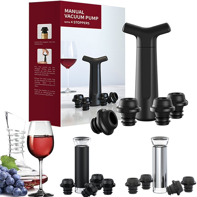 Vacuum Wine Stoppers Vacuum Pu - Wine Preservation Pump ulasan dan harga