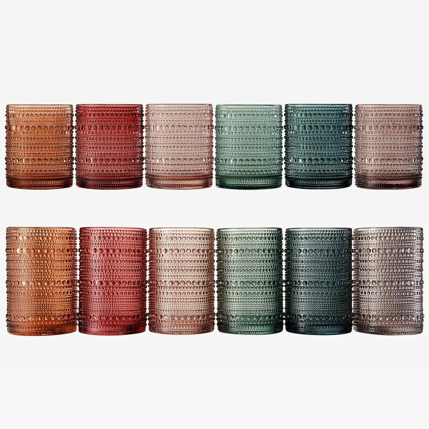 Hobnail Beaded Highball Drinki - Old Fashioned Glass ulasan dan harga