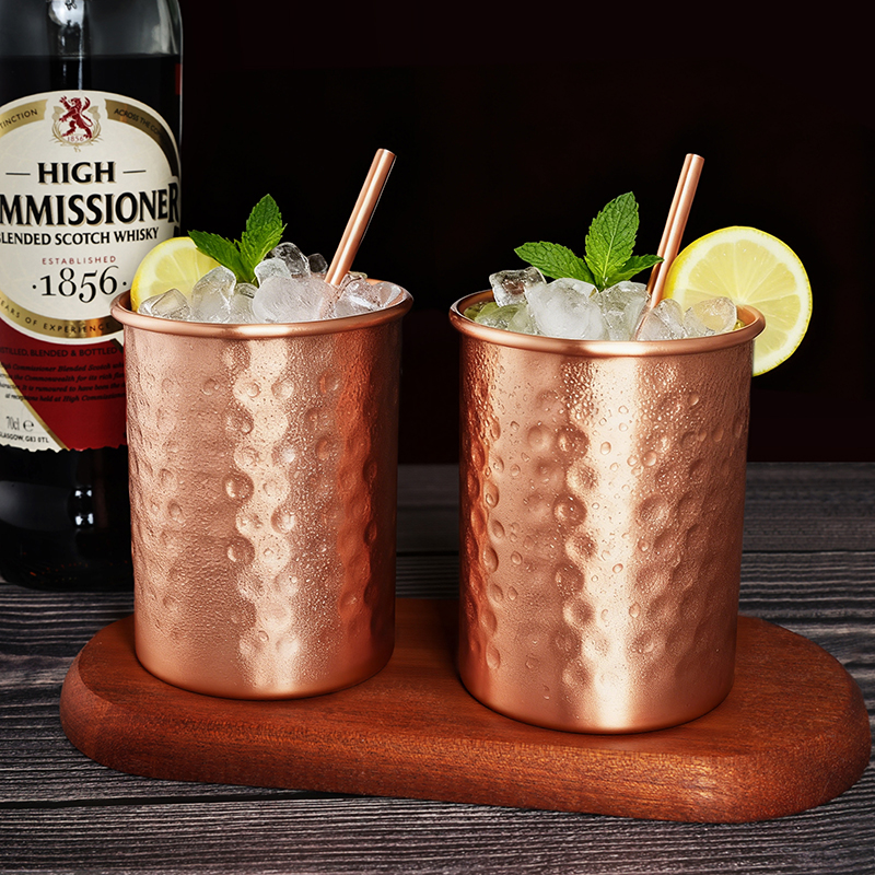 100% 400ml Copper Moscow Mule  - Mule Copper Mug ulasan dan harga