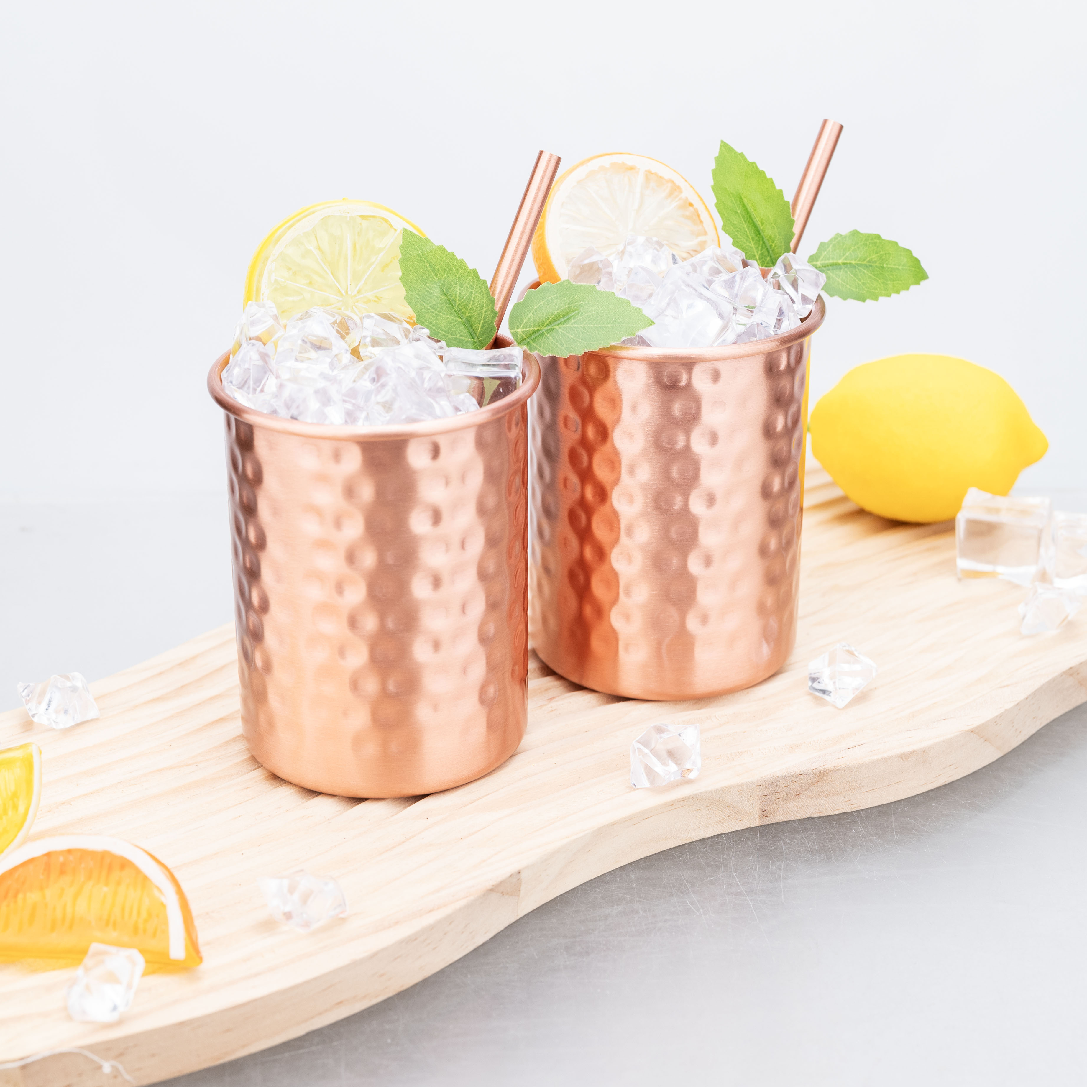 100% 400ml Copper Moscow Mule  - Mule Copper Mug ulasan dan harga