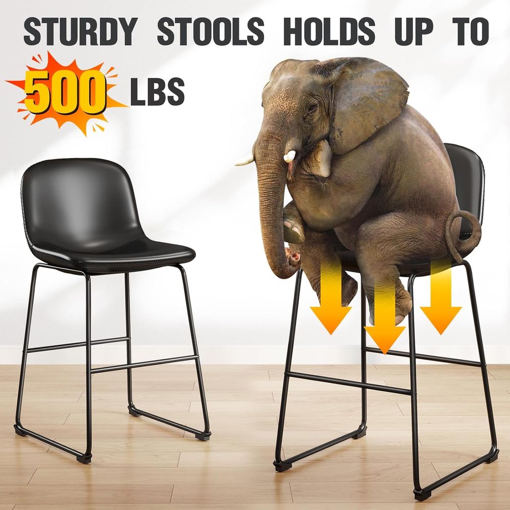 4-Piece Leather Dining Chairs  - Home Bar And Counter ulasan dan harga