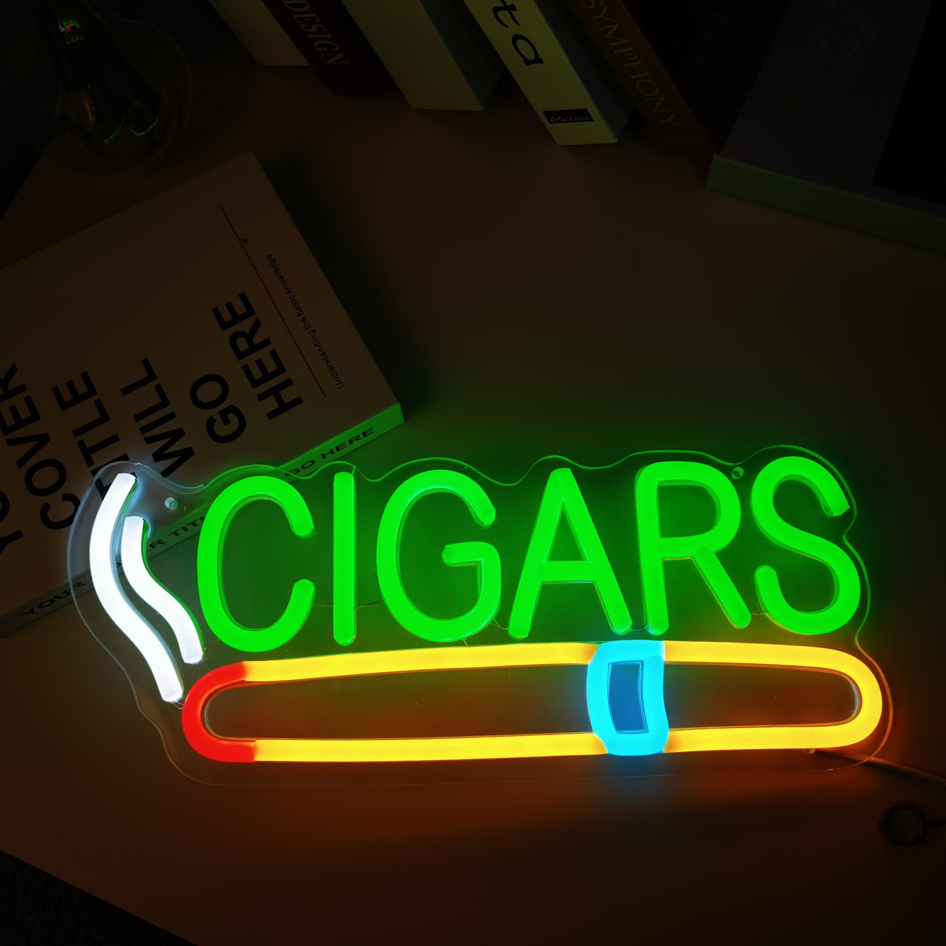 Cigar Shop Neon Sign, For Home - Home Bar Lounge ulasan dan harga