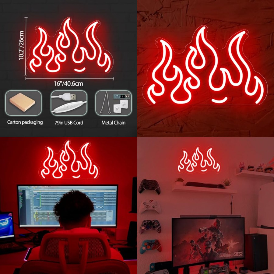 Neon Sign LED Wall Light for G - Home Bar Signs ulasan dan harga