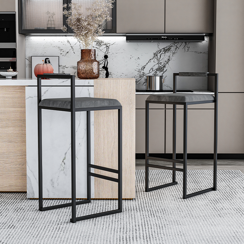 Nordic Velvet Black Bar Chairs - Home Bar Lounge ulasan dan harga
