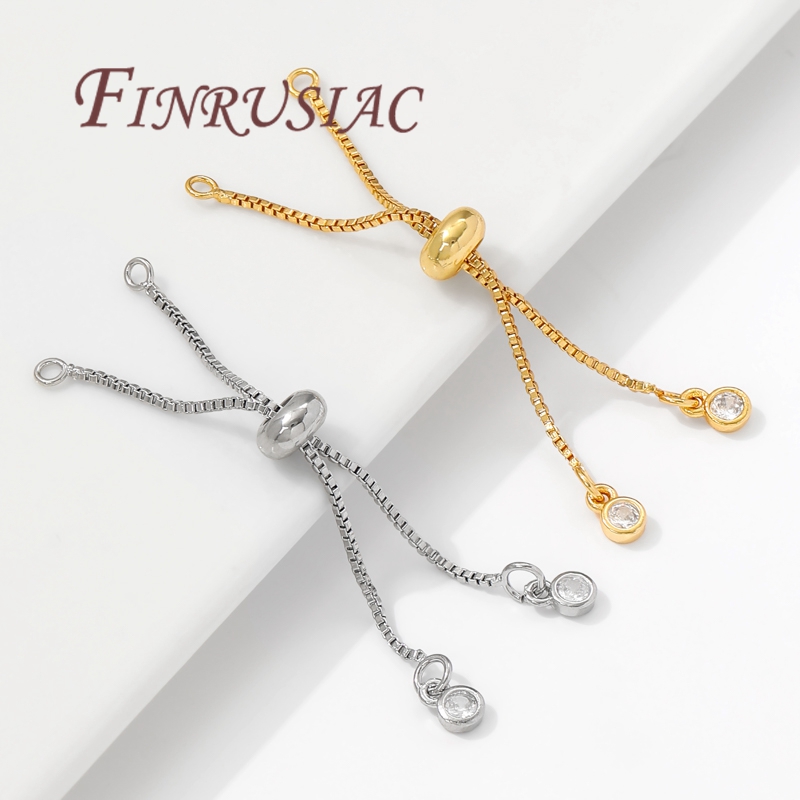 18K Gold Plated Box Chain Exte - Bar Cart Gold ulasan dan harga