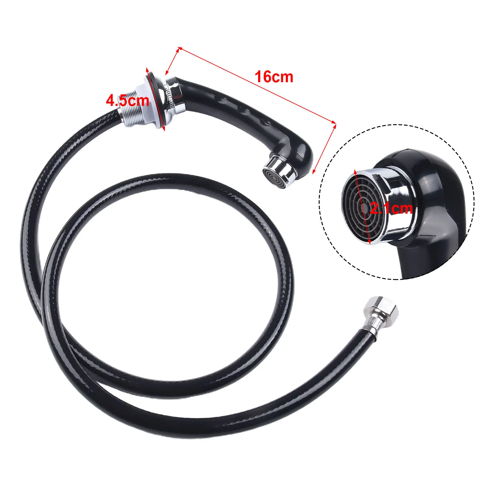 1Pc Shower Head With Hose Sham - Home Bar Sink ulasan dan harga
