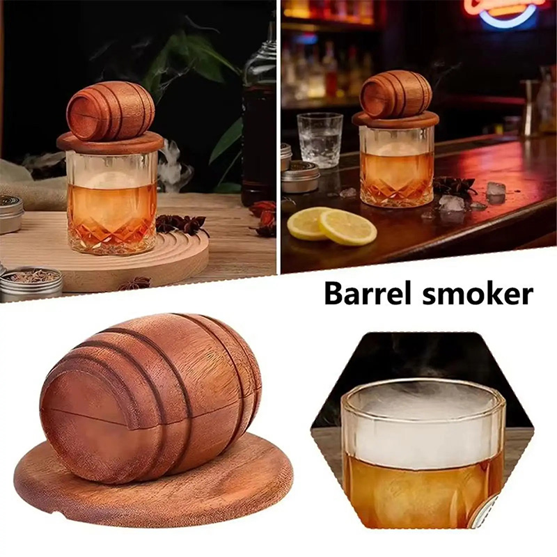 Wooden Cocktail Smoker Kit Smo - Smoking Gun Kit ulasan dan harga