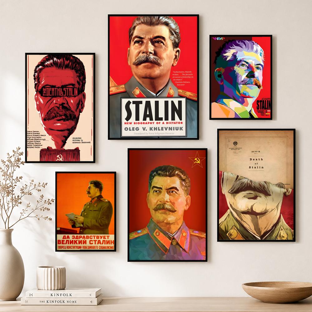 Art R-Russian Stalin Poster Pa - Home Bar And Theater ulasan dan harga
