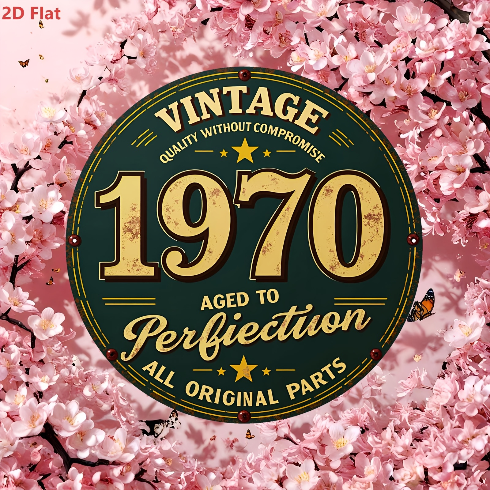 2D Flat, 1pc 1pcs 1970 Vintage - Home Bar Accessories ulasan dan harga