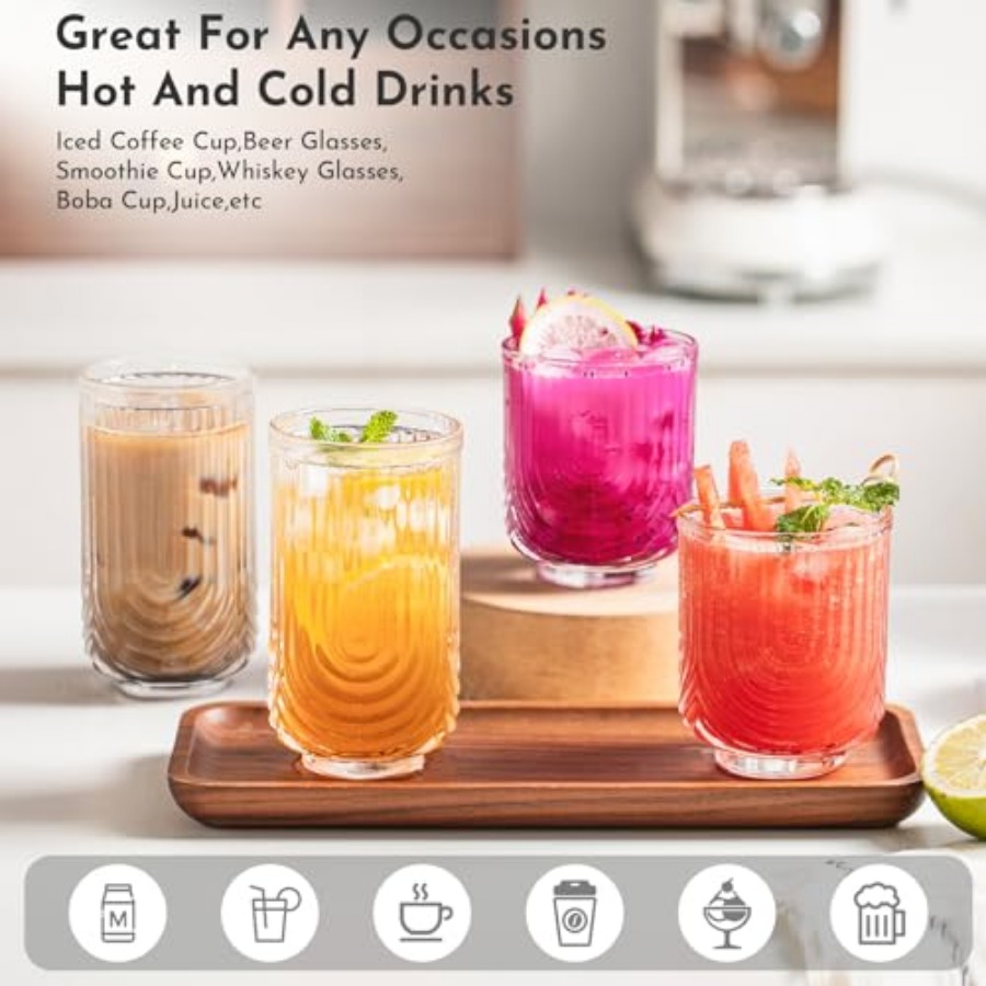 Water Drinking Glasses Set of  - Highball Glass Set ulasan dan harga