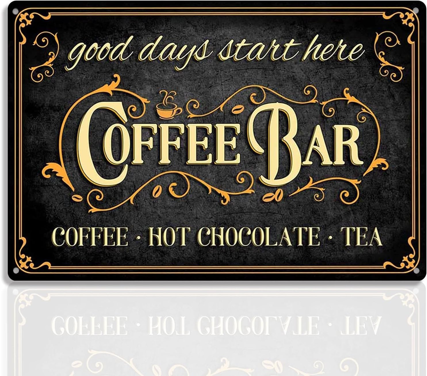 u1,Coffee Bar Sign Hot Chocola - Home Bar And Coffee ulasan dan harga