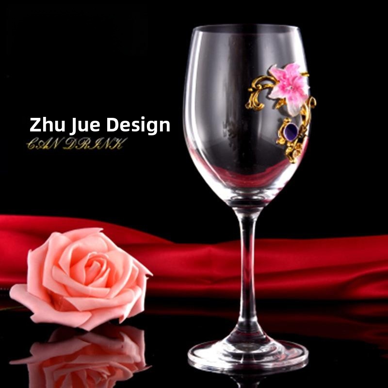 Elegant Enamel Red Wine Glasse - Highball Glass Set ulasan dan harga