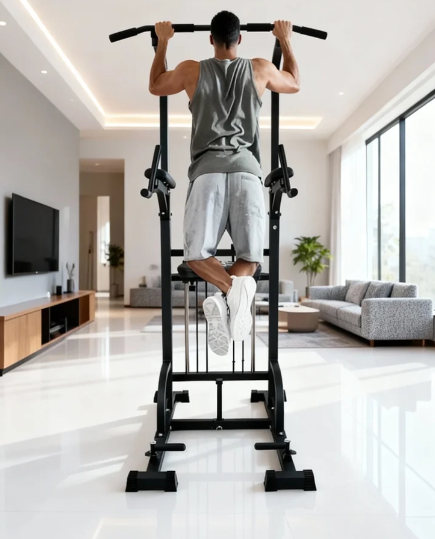Power Tower Pull-Up Dip Statio - Home Bar Setup ulasan dan harga