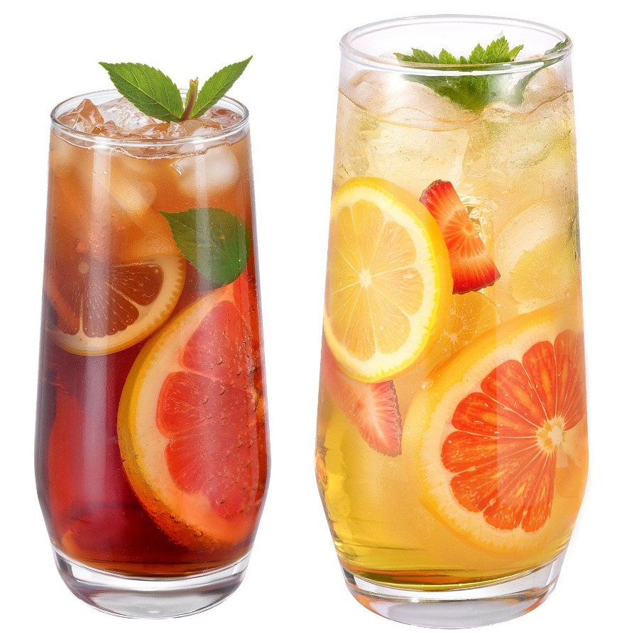 Drinking Glasses Set, 16-Piece - Highball Glass Set ulasan dan harga