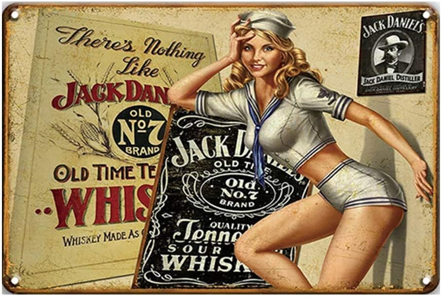 n1,Vintage Metal Tin Sign Whis - Home Bar And Coffee ulasan dan harga