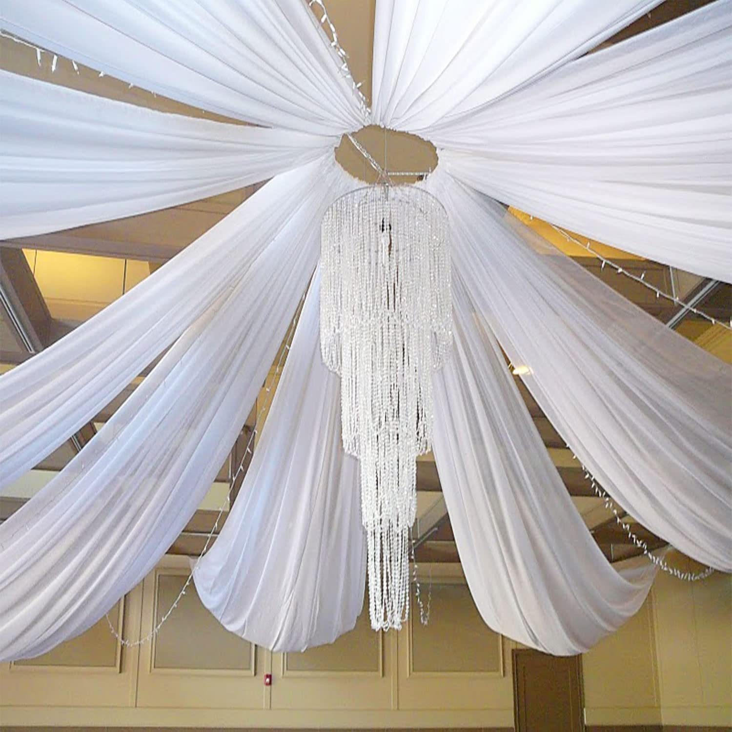Wedding Arch Drape Roof Ceilin - Home Bargains ulasan dan harga