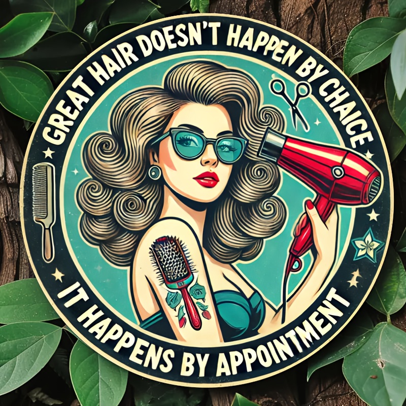 1pc Retro Hair Care Metal Alum - Home Barbershop ulasan dan harga