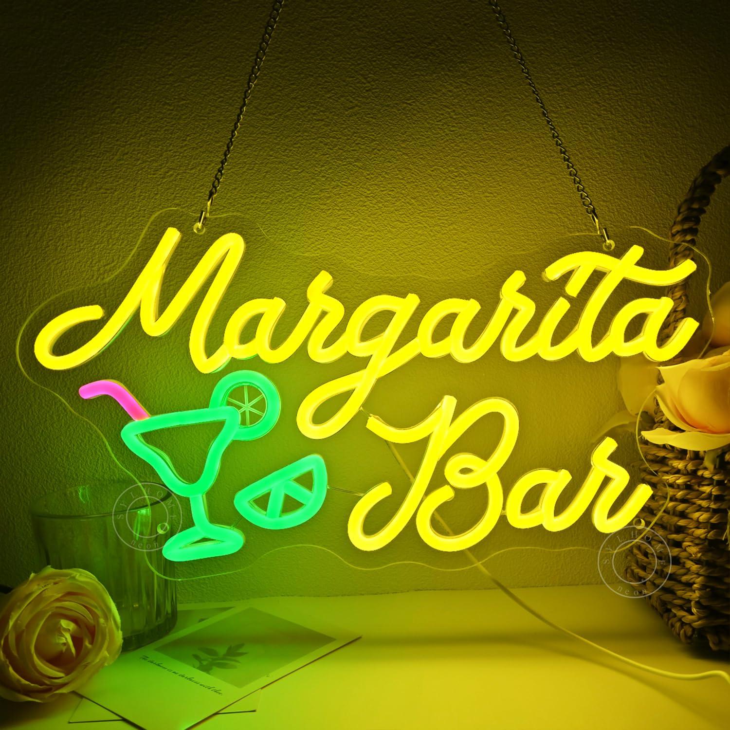 Margarita Bar Neon Sign Dimmab - Home Bar And Restaurant ulasan dan harga