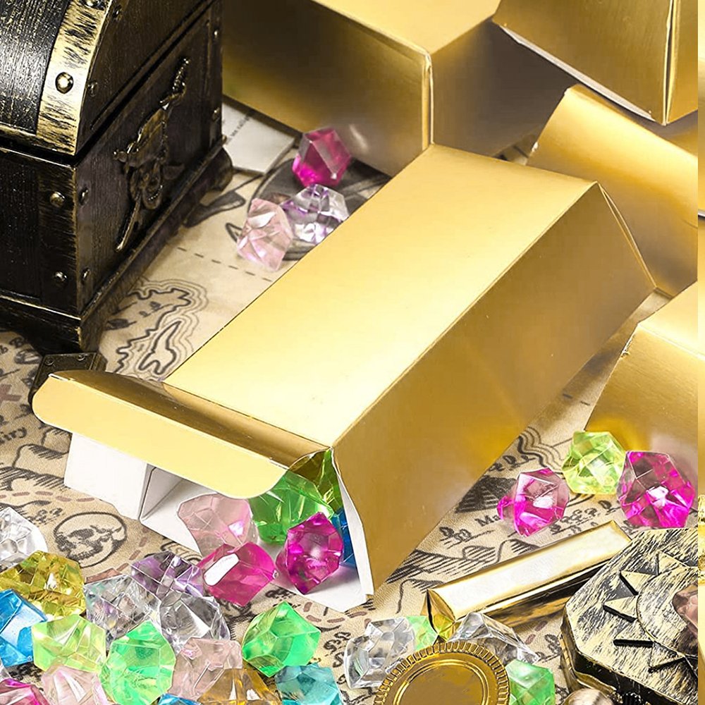 6Pcs Gold Bars Fake Bar Gift B - Bar Cart Gold ulasan dan harga