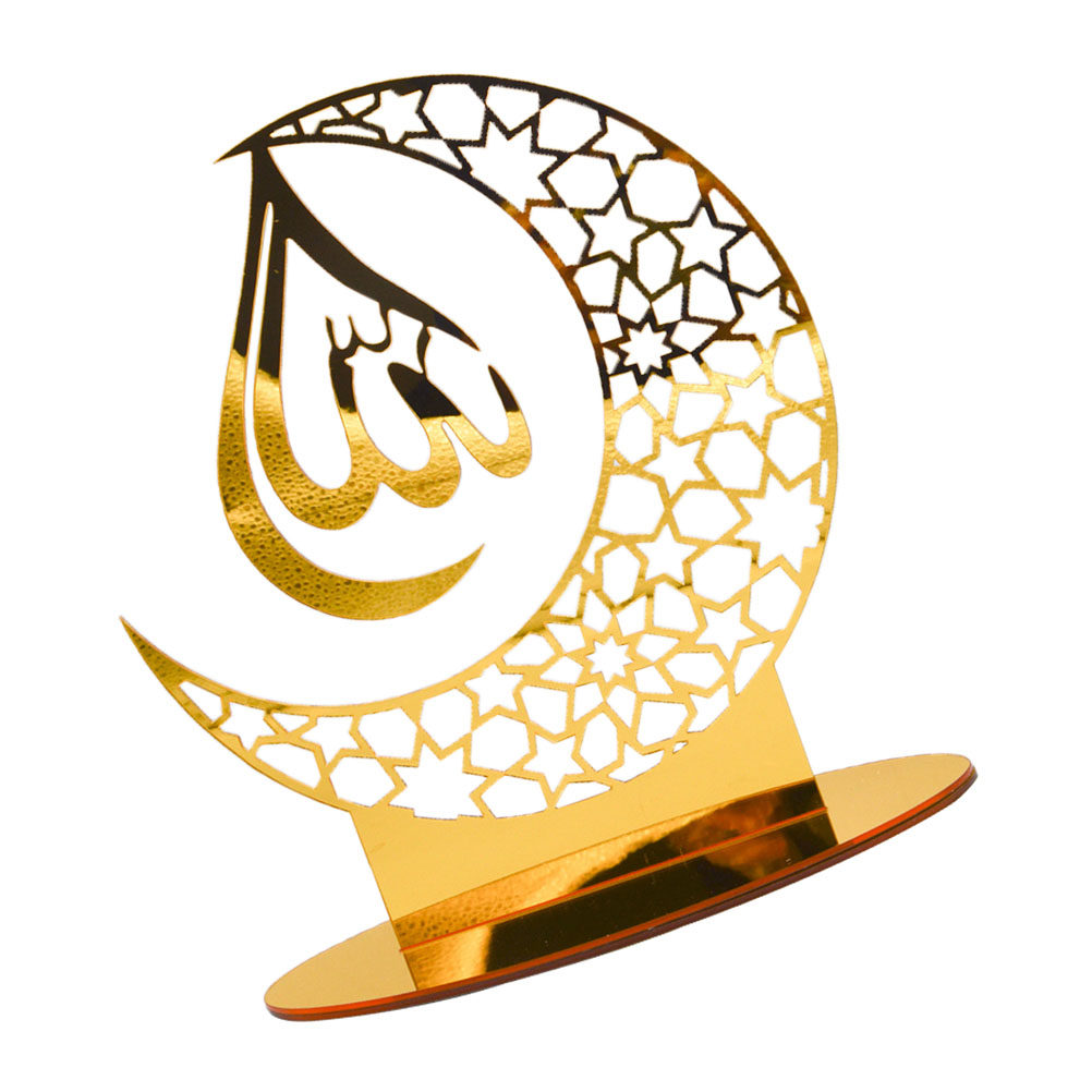 Acrylic Moon Ramadan Ornament  - Home Bar And Restaurant ulasan dan harga