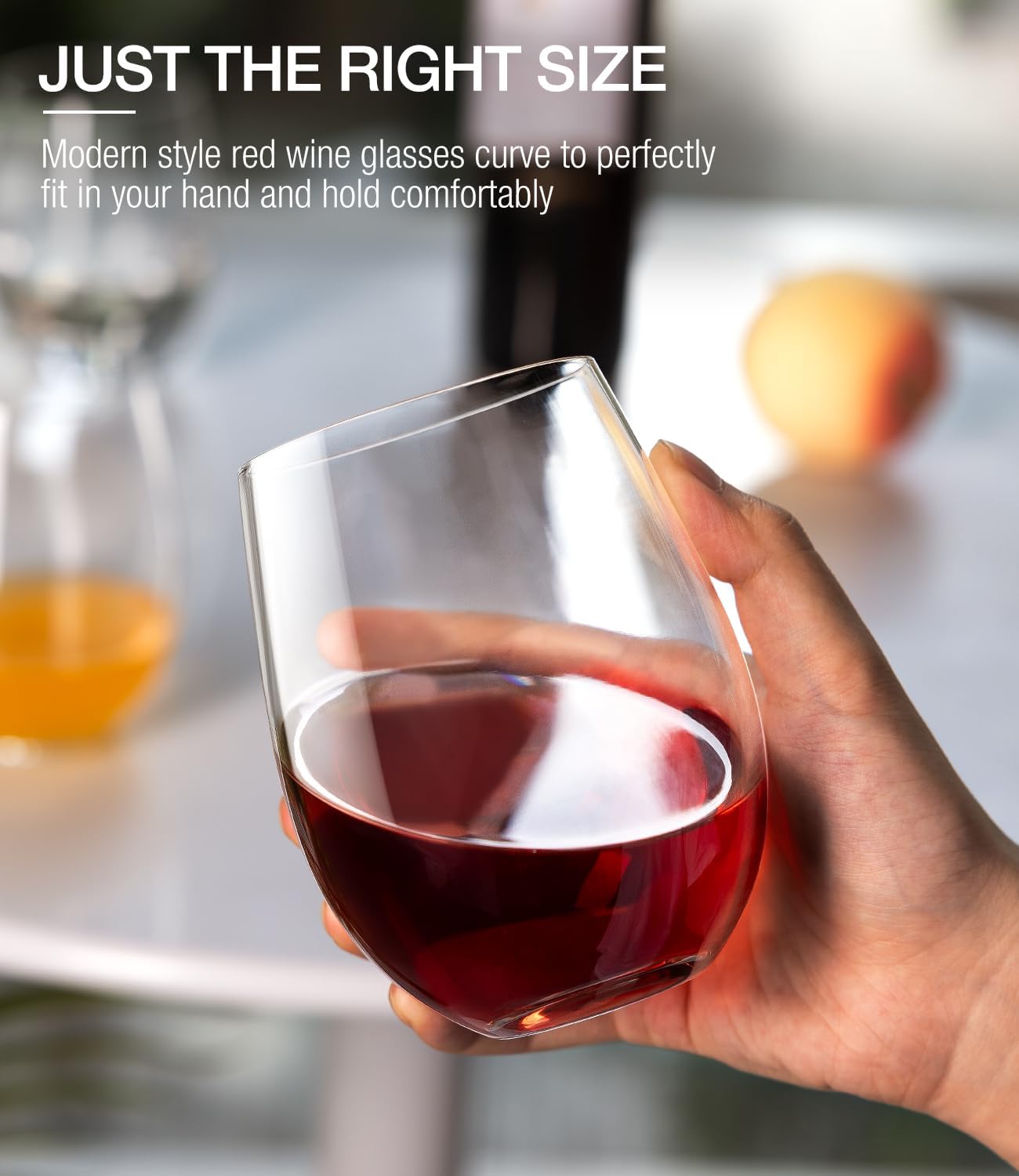 Stemless Wine Glasses Set of 4 - Home Bar Set ulasan dan harga