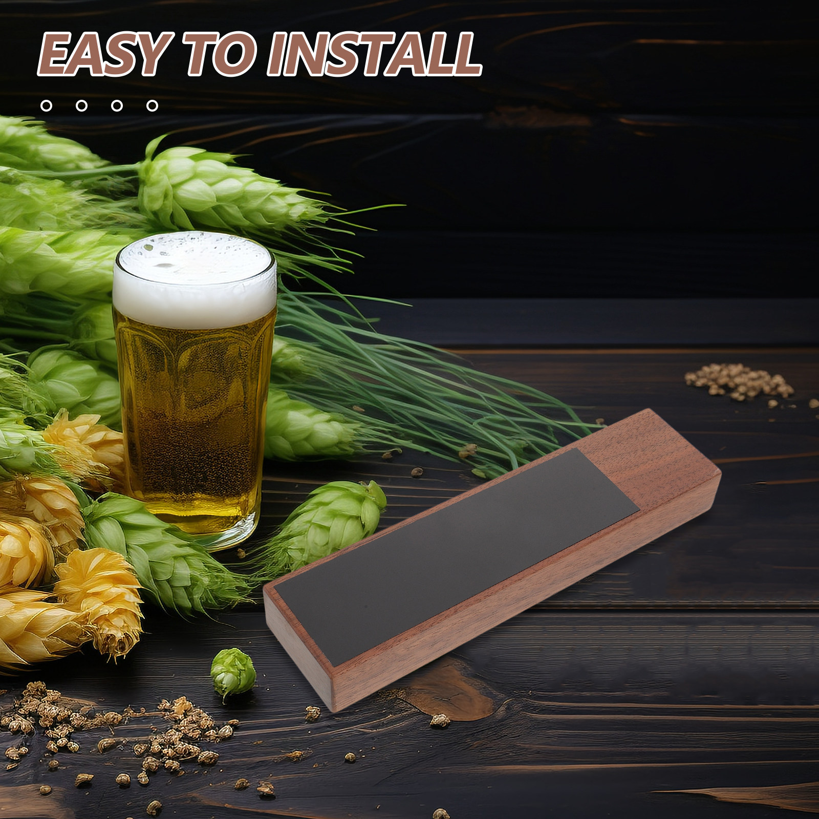Wooden Beer Tap Handle with Ch - Home Bar And Restaurant ulasan dan harga