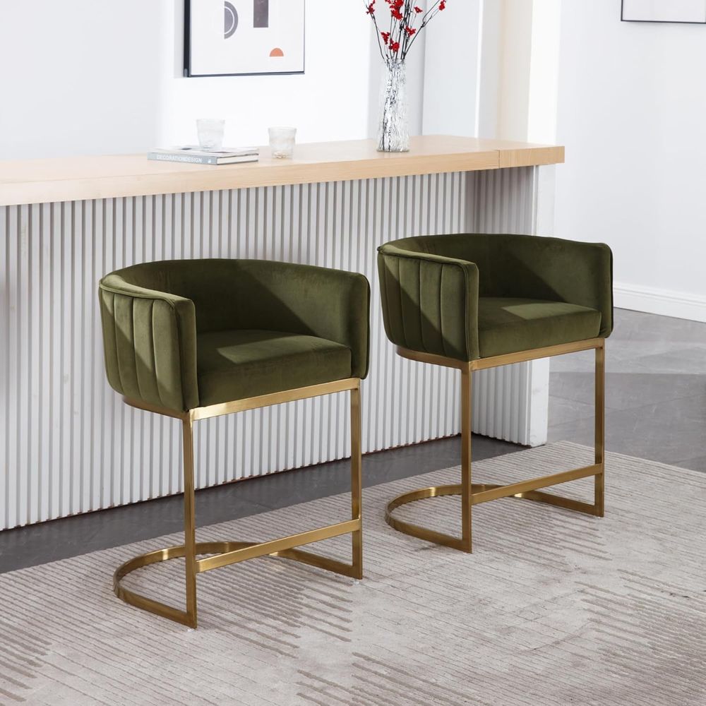 24 Velvet Upholstered Counter  - Home Bar And Counter ulasan dan harga