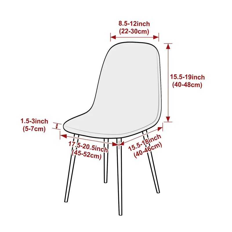 1/2pcs Stretch Shell Chair Cov - Home Bar Lounge ulasan dan harga