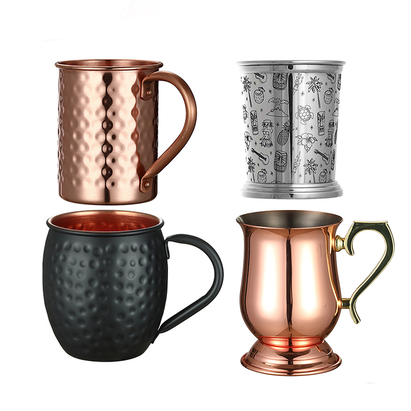 Hammered Copper Plated Stainle - Mule Copper Mug ulasan dan harga