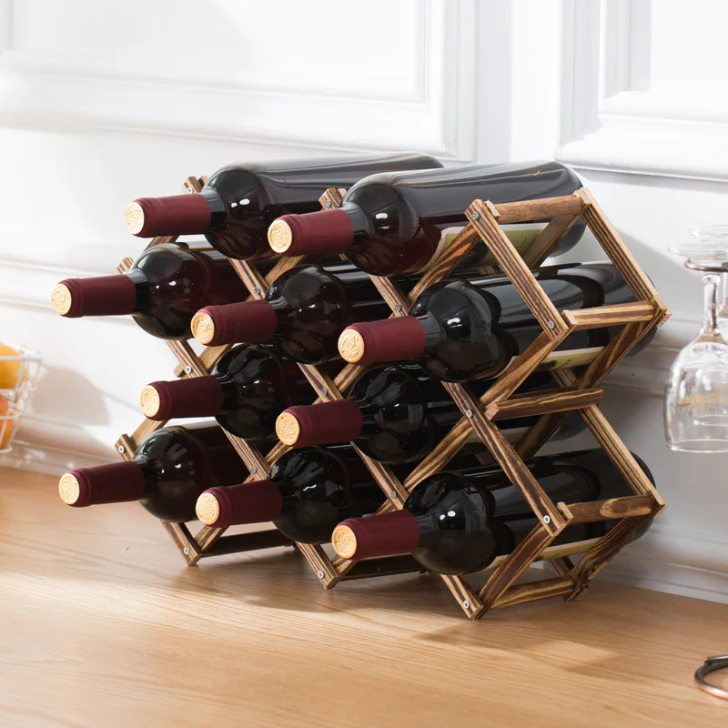 Wooden Double-layer Red Wine D - Home Bar Setup ulasan dan harga