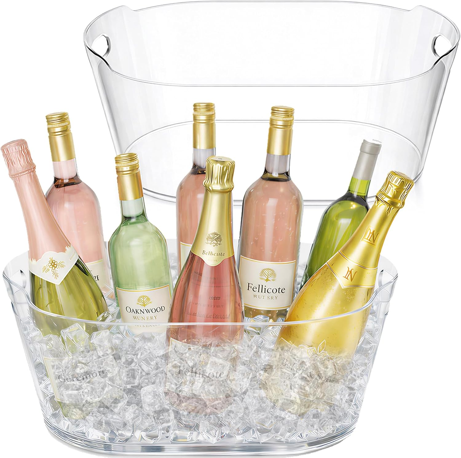 Lifewit 2 Pack 11.5L Clear Pla - Home Bar Accessories ulasan dan harga