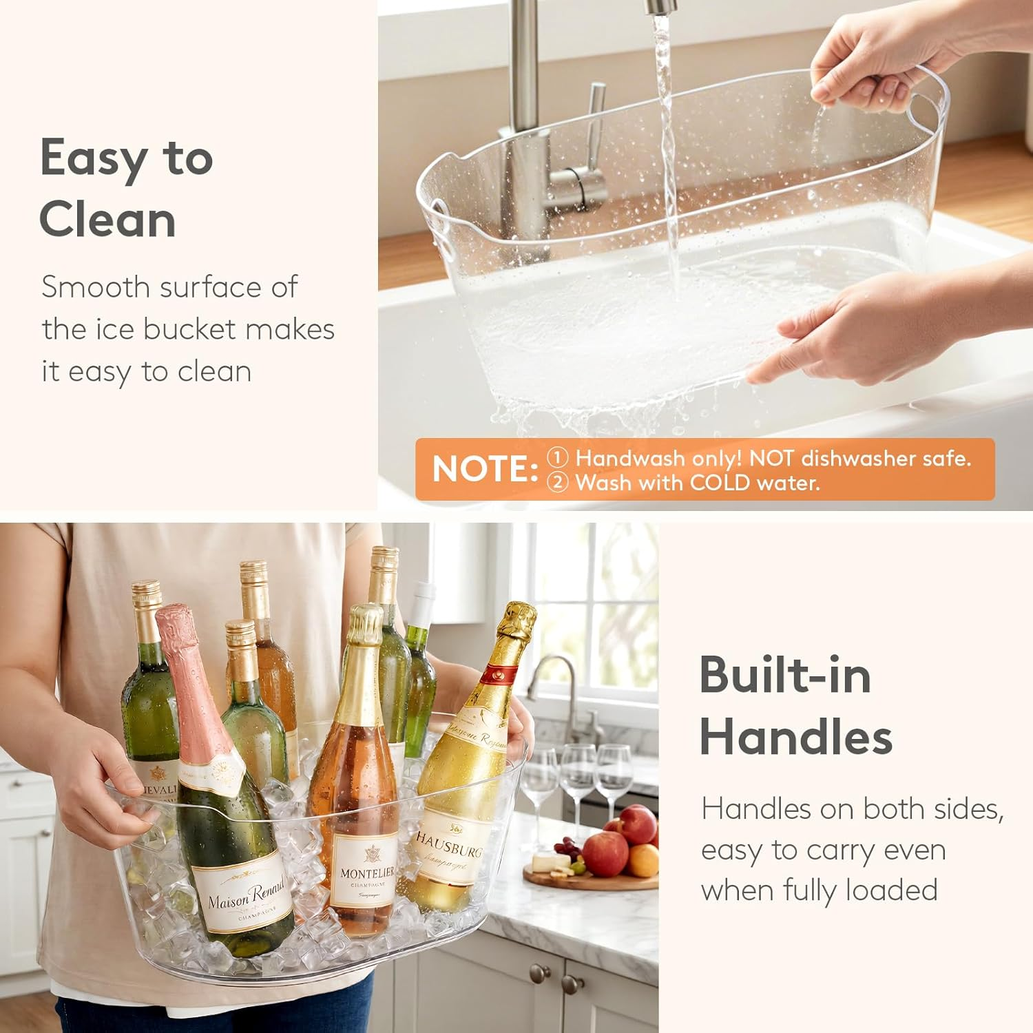 Lifewit 2 Pack 11.5L Clear Pla - Home Bar Accessories ulasan dan harga