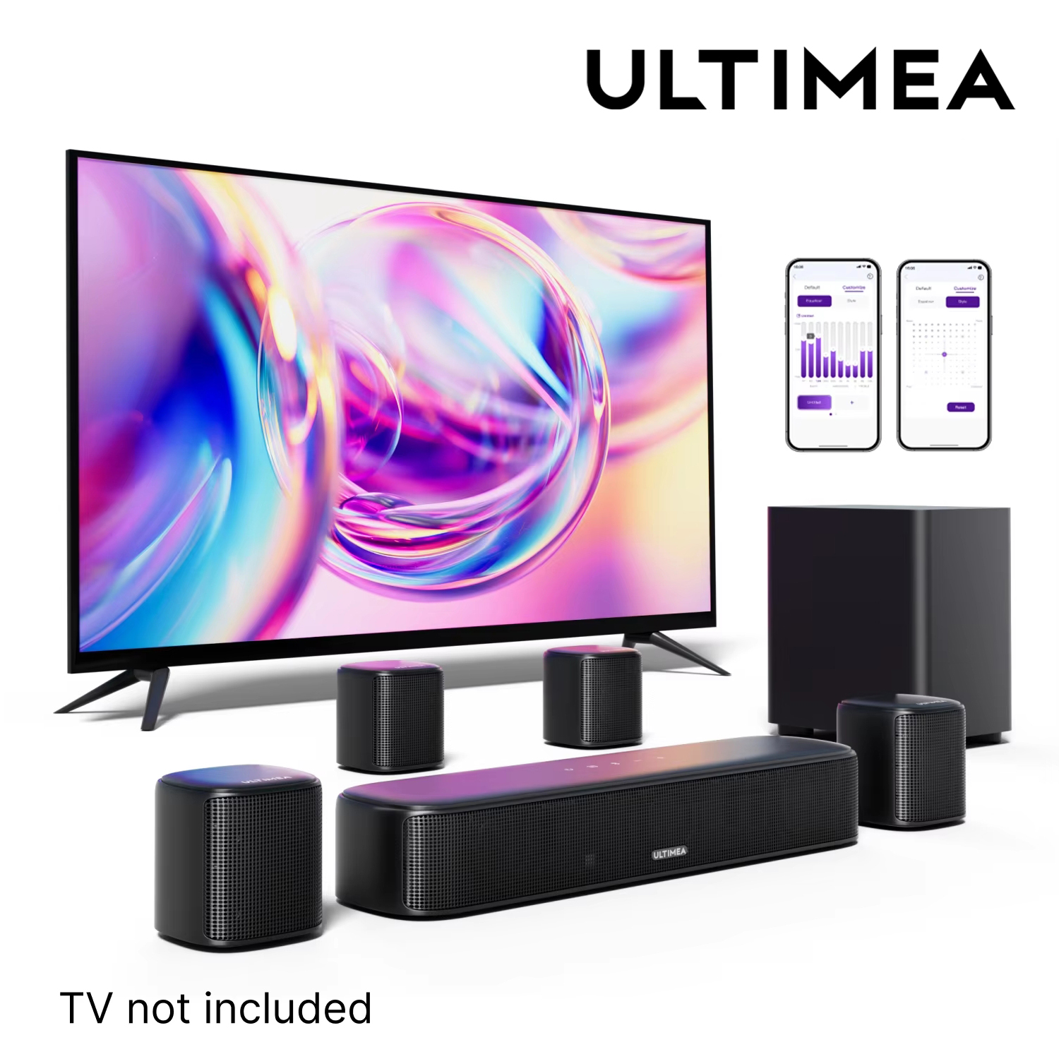 ULTIMEA 7.1 Channel Sound Bar  - Home Bar And Theater ulasan dan harga