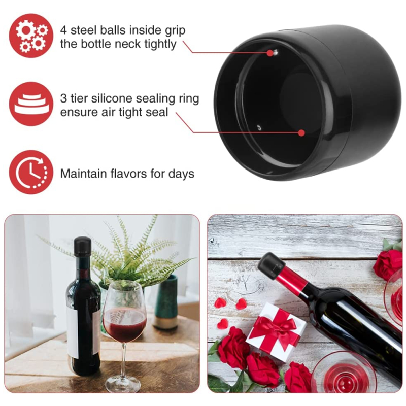 New 2PCS Vacuum Red Wine Bottl - Wine Preservation Pump ulasan dan harga