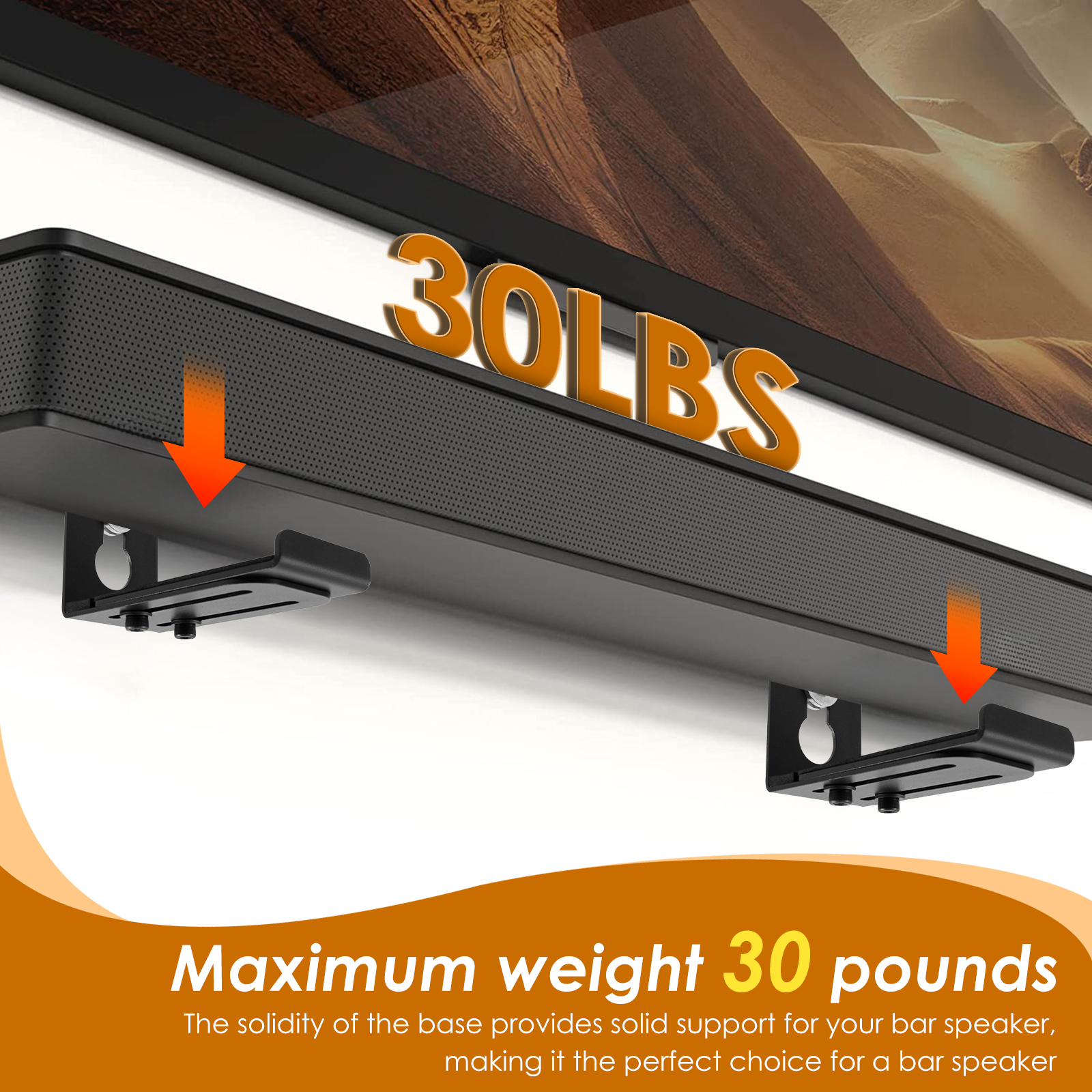 2Pcs Soundbar Speaker Stands W - Home Bar Setup ulasan dan harga