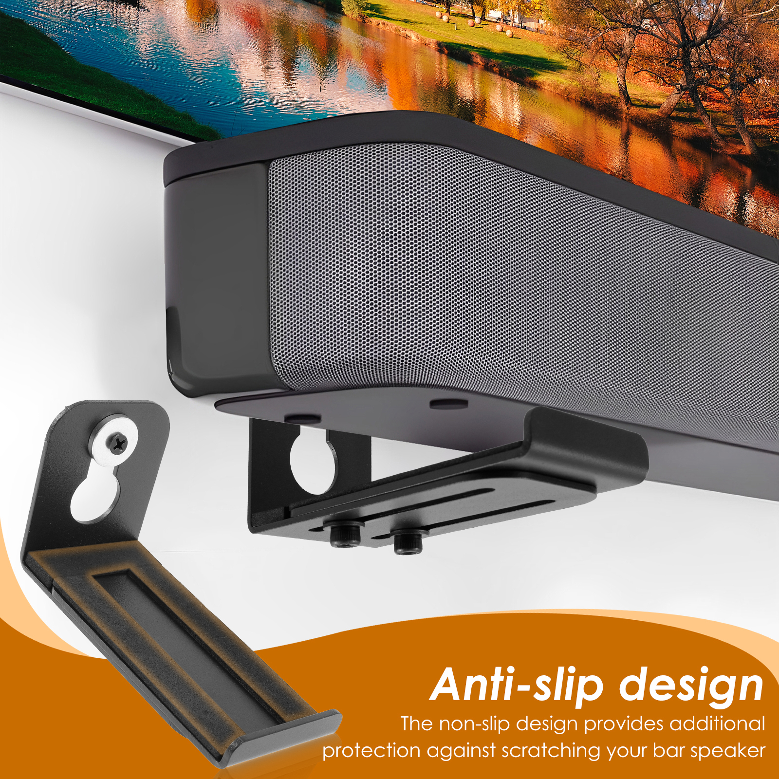 2Pcs Soundbar Speaker Stands W - Home Bar Setup ulasan dan harga