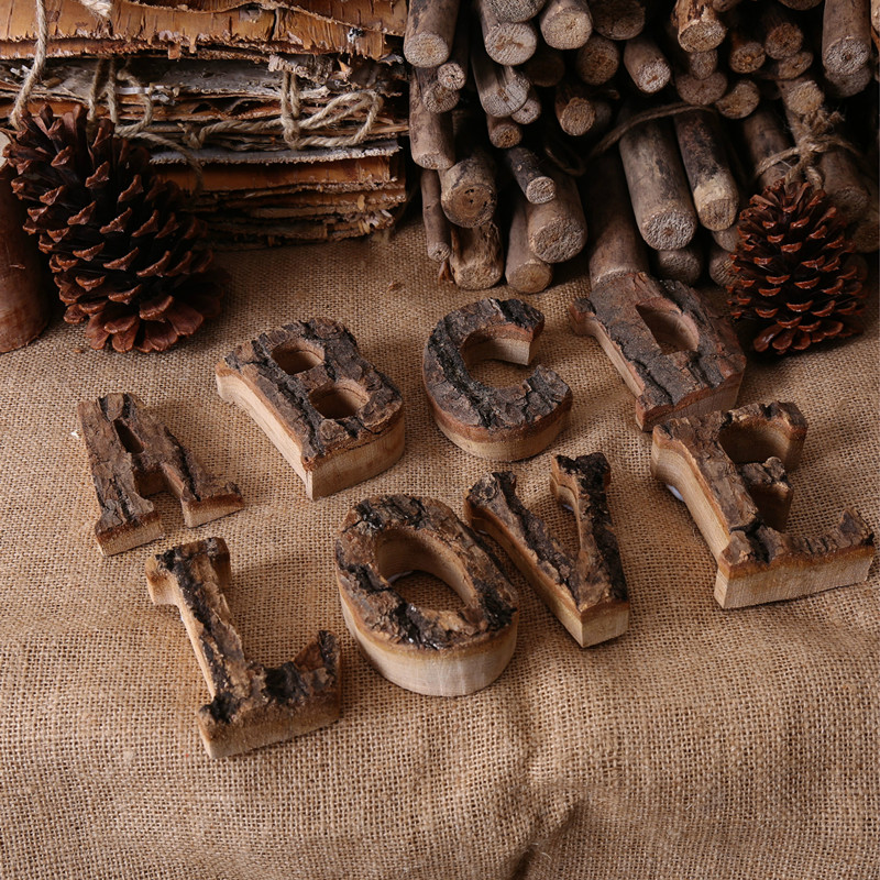 Wooden Letters Home Decor Alph - Home Bar Setup ulasan dan harga