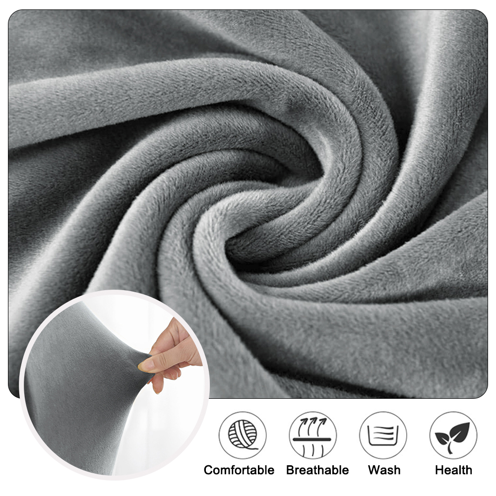 Velvet Solid color Chair Cover - Home Bar Lounge ulasan dan harga