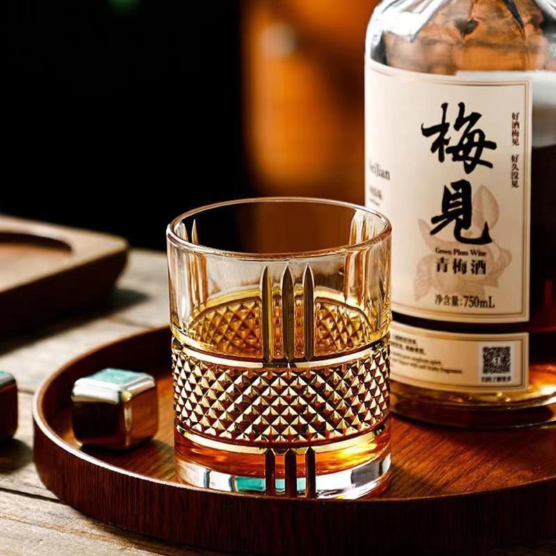 European Style Luxury Golden O - Old Fashioned Glass ulasan dan harga