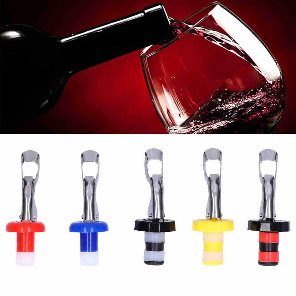 5pcs Silicone Wine Bottle Plug - Wine Preservation Pump ulasan dan harga