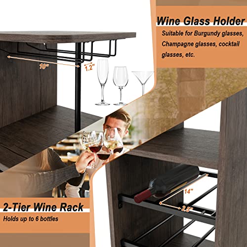 3-Piece Industrial Bar Set: Br - Home Bar And Counter ulasan dan harga