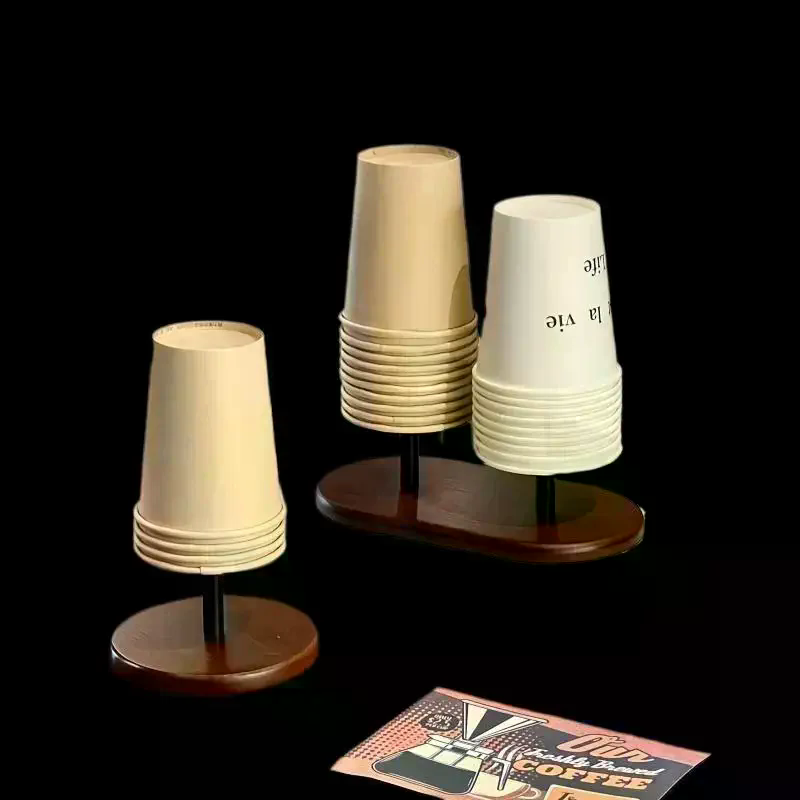 Paper Cup Storage Holder Woode - Home Bar Supplies ulasan dan harga