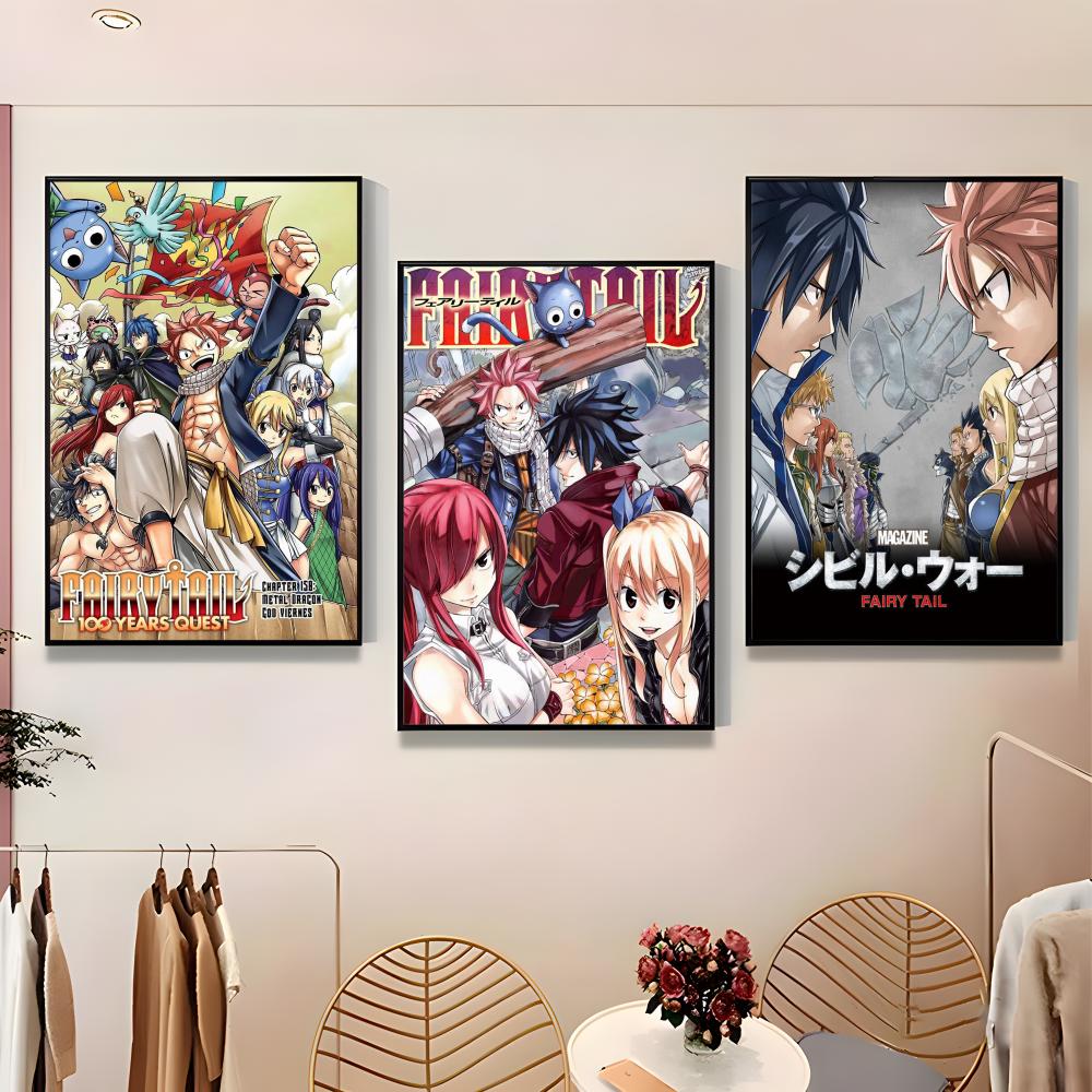 Shonen Fairy Tail Poster Paper - Home Bar And Theater ulasan dan harga