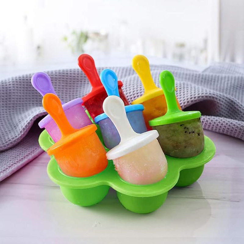 1pc 7 Holes DIY Ice Cream Pops - Ice Mold Sphere ulasan dan harga